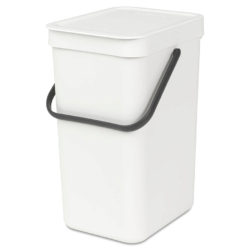 Brabantia Sort & Go 12-Litre Bin – White